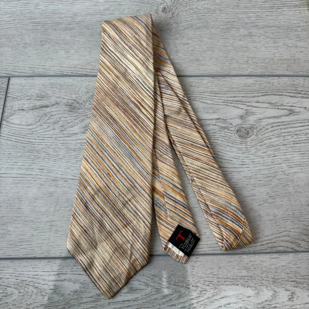 Robert Talbott Tie Hand Sewn 1960's Phil Fairchild | multicolor | 54